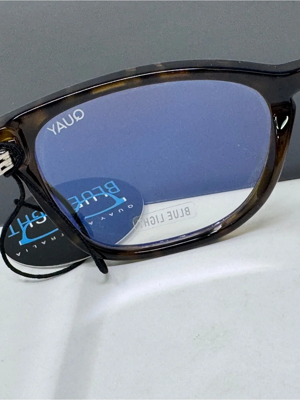 Quay Hardwire Mini Blue Light Glasses reading glasses tortoise 0.00